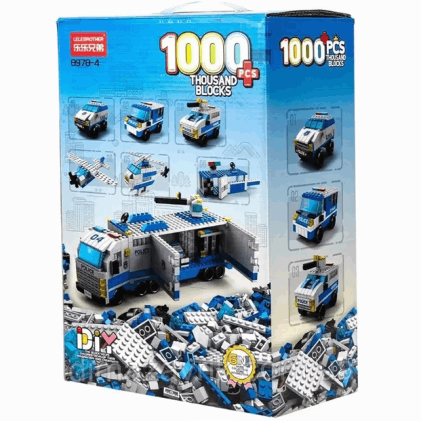 BestToys Lego կոնստրուկտորներ Լեգո հավաքածու 1000 կտոր | Ոստիկանություն